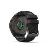 Garmin Fenix 9 Pro � inReach, 51mm Amoled Titanio revesti. de DLC gris carbon correa silicona negro