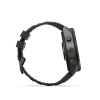 Garmin Fenix 9 Pro � inReach, 51mm Amoled Titanio revesti. de DLC gris carbon correa silicona negro