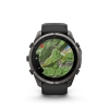 Garmin Fenix 9 Pro � inReach, 51mm Amoled Titanio revesti. de DLC gris carbon correa silicona negro
