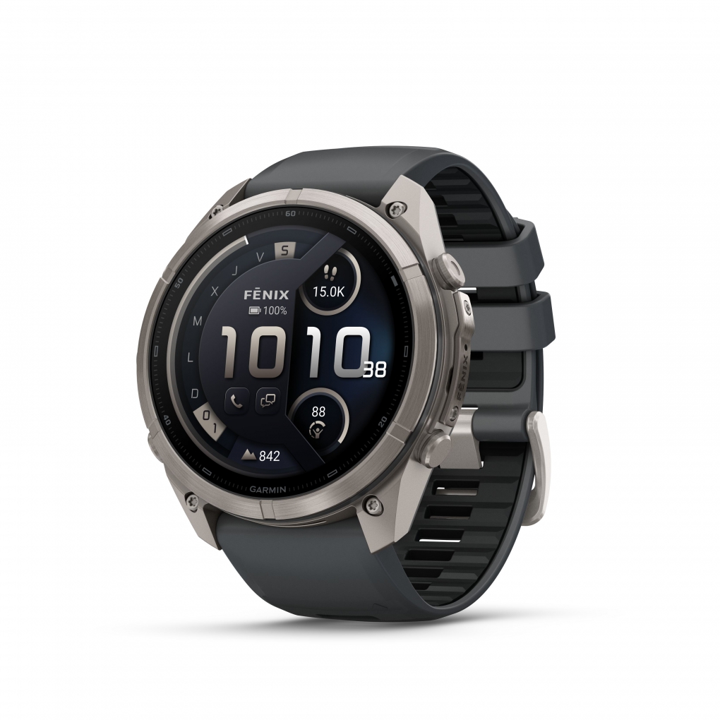 Garmin Fenix 9 Pro � inReach, 51mm Amoled Titanio correa silicona gris