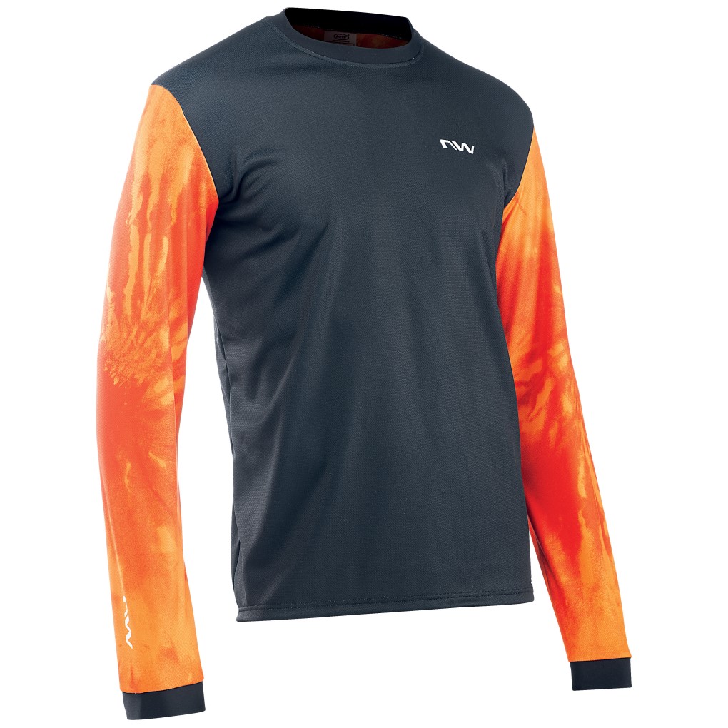 Maillot Northwave ENDURO manga larga Negro Naranja