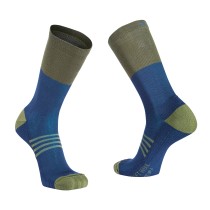 CALCETINES NORTHWAVE ALTO EXTREME PRO AZUL-VERDE FOREST