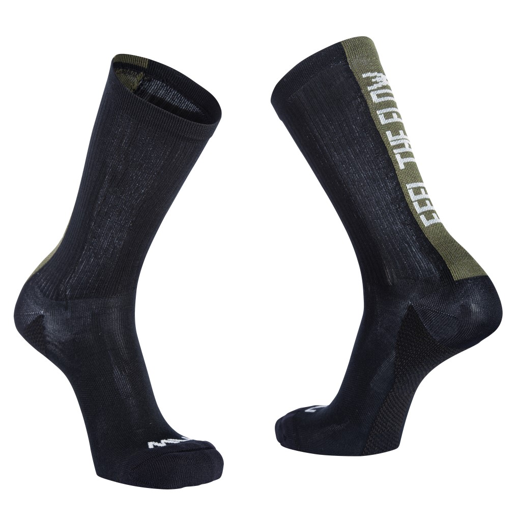 Calcetines Northwave FEEL THE FLOW Negro-Verde Forest