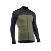 Maillot NORTHWAVE m/l FORCE 2 Crem. Negro-Verde Forest 2023-24