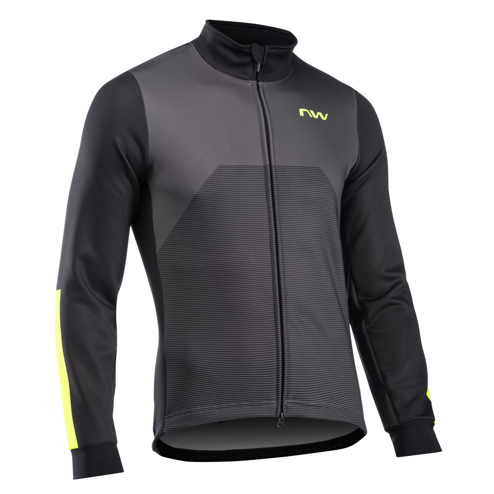 Chaqueta NORTHWAVE BLADE 2 Gris Oscuro-Amarillo Fluo 2023-24