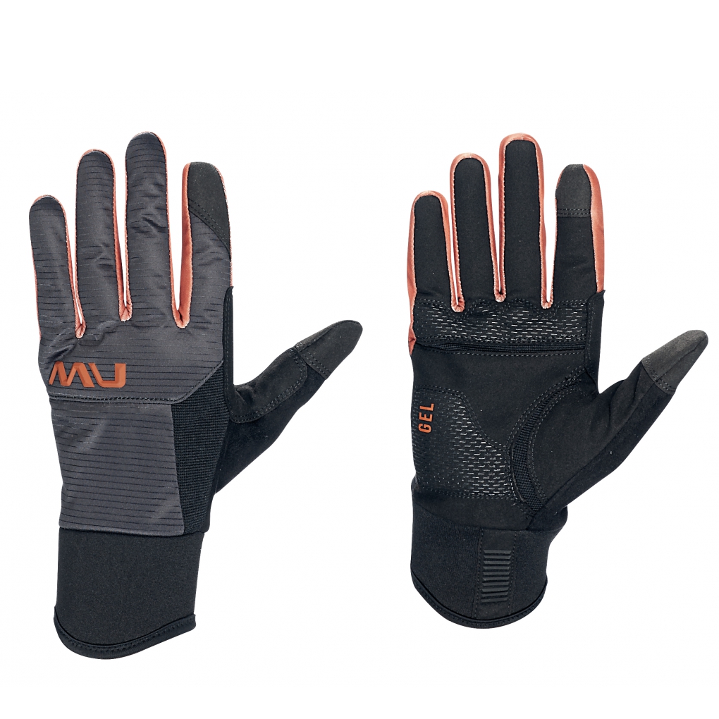 Guante Northwave FAST GEL Negro-Canela 2023-24