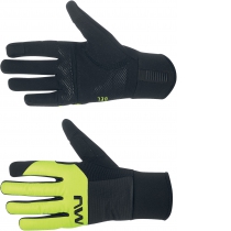Guantes Northwave FAST GEL Negro-Amarillo Fluo