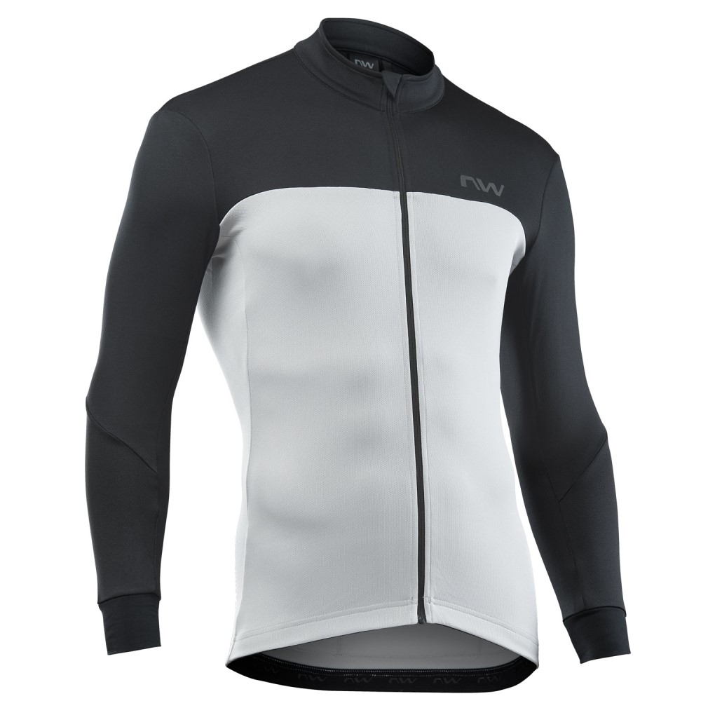 Maillot m/l Northwave FORCE 2 Crem. Gris Claro-Negro