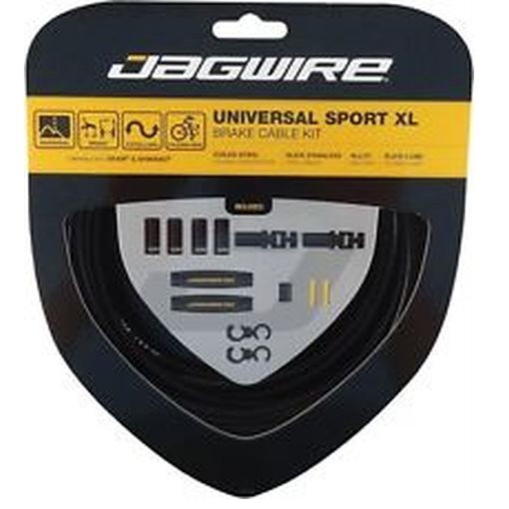 Kit XL Freno Jagwire Cable/Funda Carretera/MTB Sram/Shimano Negro