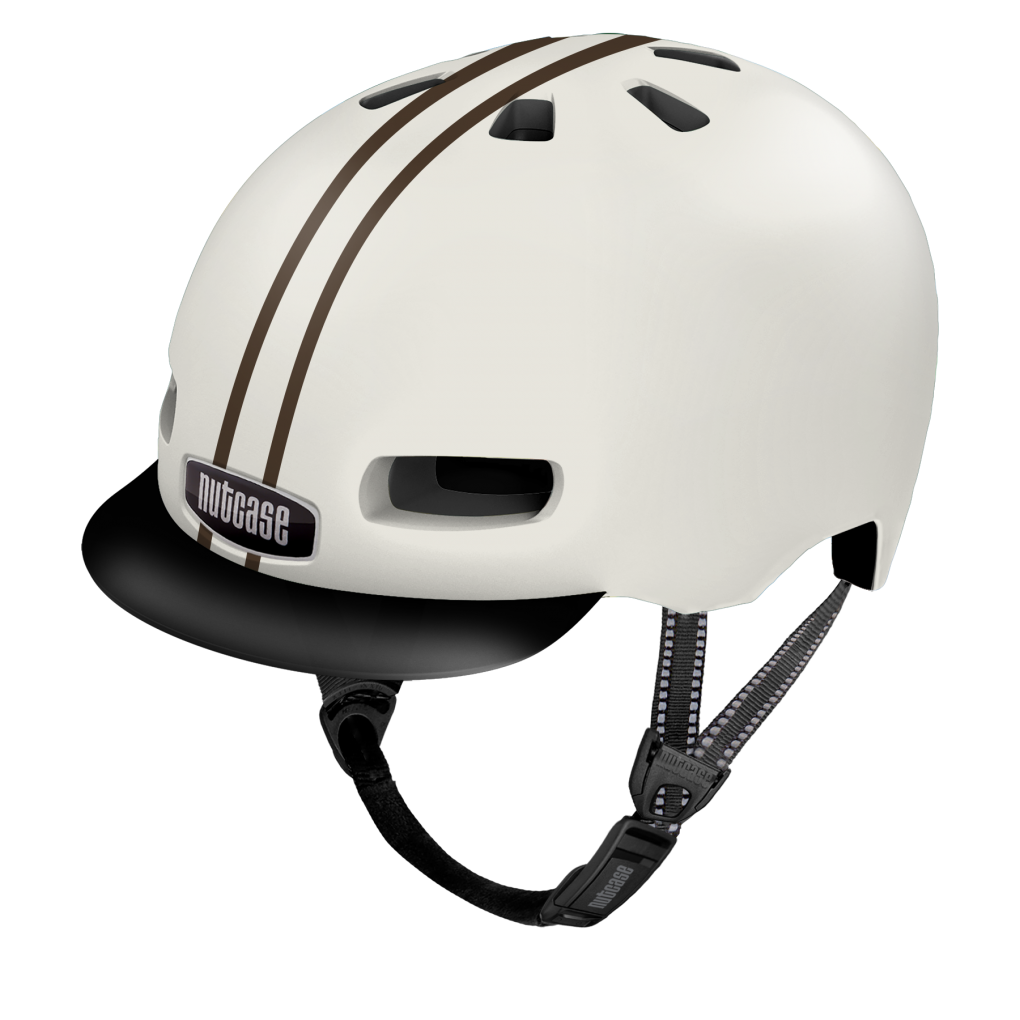 Casco Nutcase Leather Bound Stripe Gloss Street