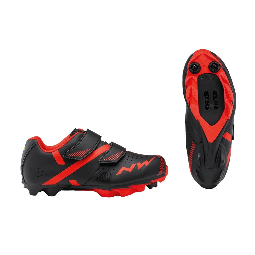 Zapatillas Northwave HAMMER 2 JUNIOR Negro-Rojo MTB