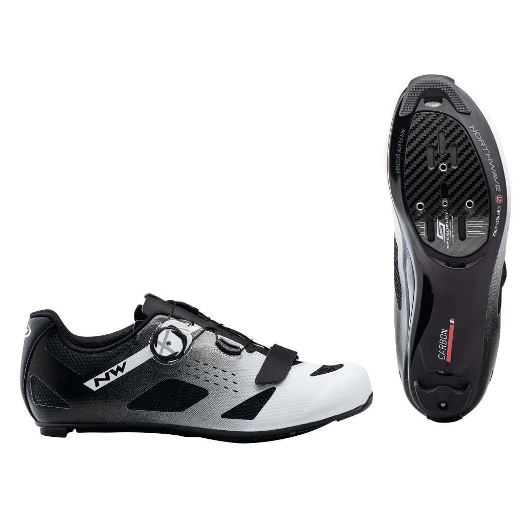 Northwave STORM CARBON Blanco-Negro ROAD | Vicsports Distribuidor