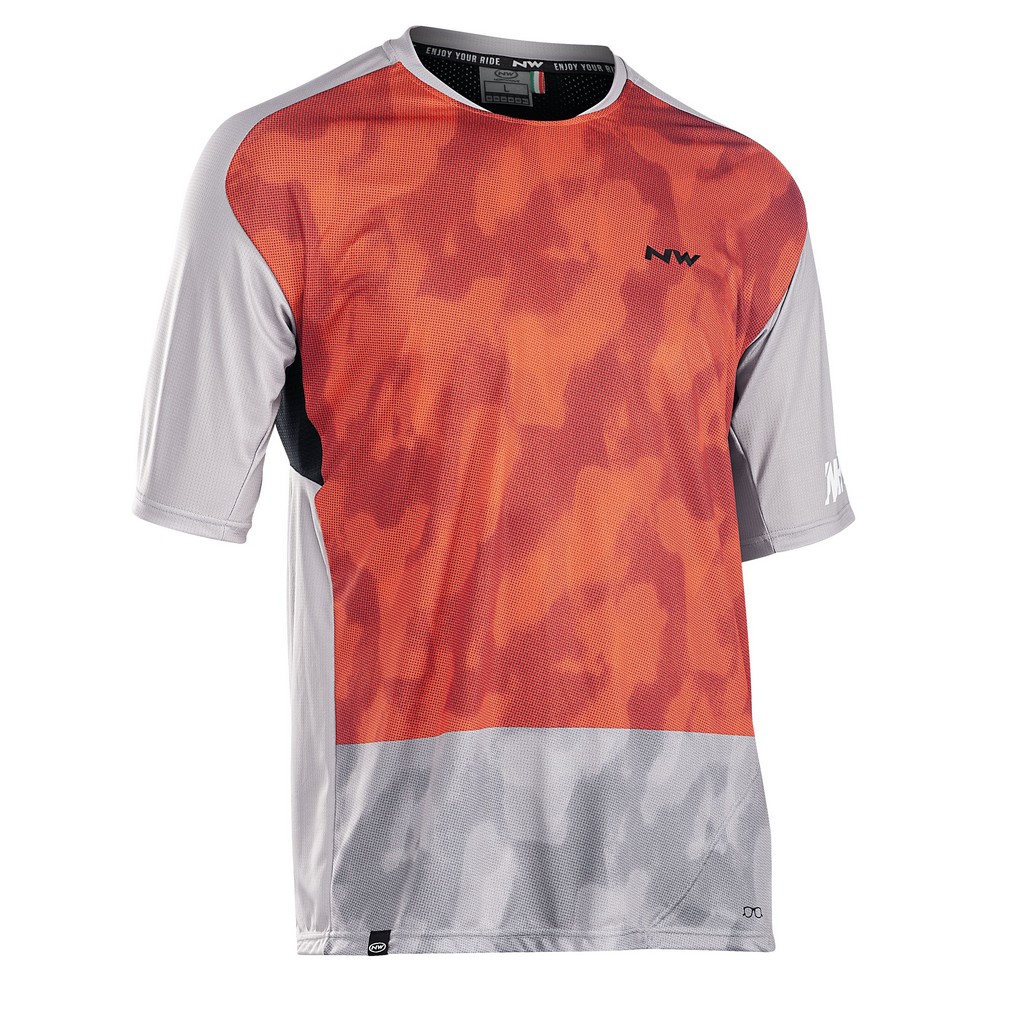 Maillots m/c EDGE Gris-Naranja NORTHWAVE