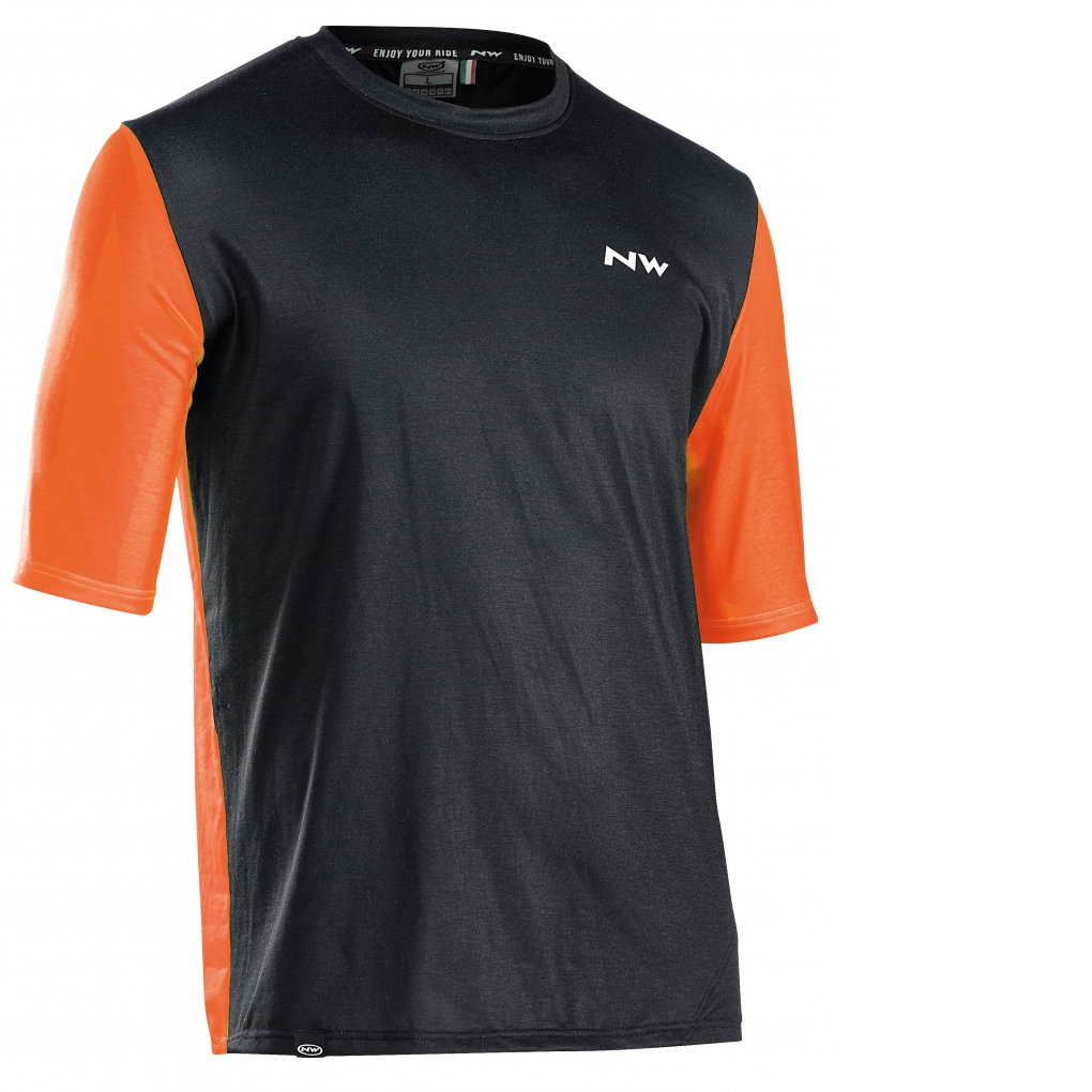 Maillots m/c XTRAIL Negro-Naranja NORTHWAVE