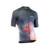 Maillot m/c FIRE Drop Antracita-Rojo