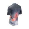 Maillot m/c FIRE Drop Antracita-Rojo