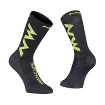 Calcetines EXTREME AIR Negro-Lima Fluo NORTHWAVE