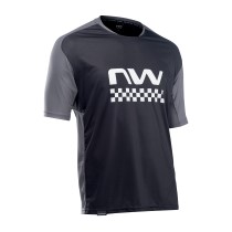 Maillot Northwave manga corta EDGE Negro-Gris Oscuro