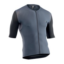 Maillot Northwave manga corta EXTREME Gris Oscuro-Negro