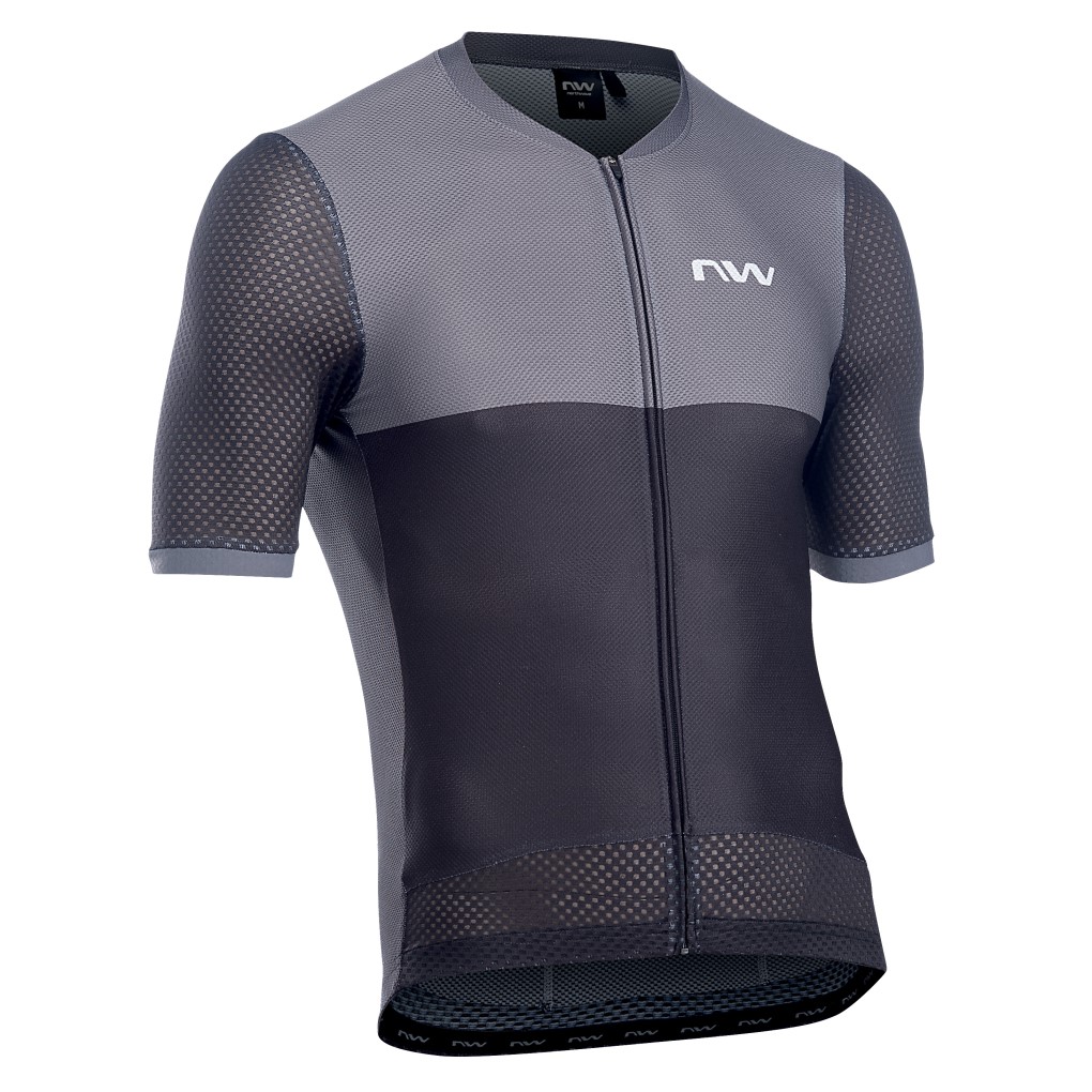 Maillot Northwave manga corta STORM AIR Negro-Gris