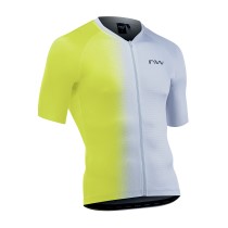 Maillot Northwave manga corta BLADE Gris-Amarillo Fluo