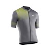 Maillot Northwave manga corta ORIGIN Gris-Amarillo Fluo