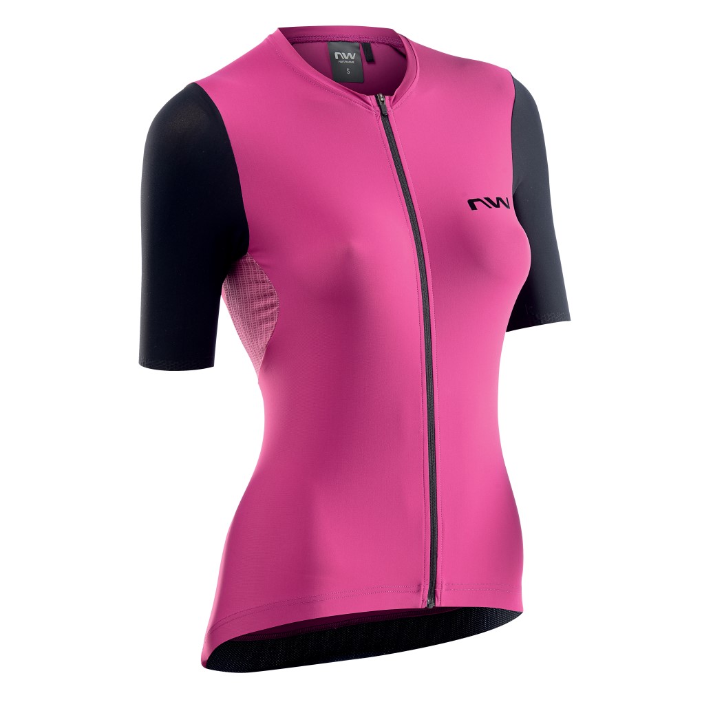 Maillot Northwave manga corta EXTREME WOMAN Rosa-Negro