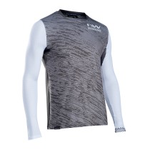 Maillot Northwave manga larga BOMB Forest-Gris