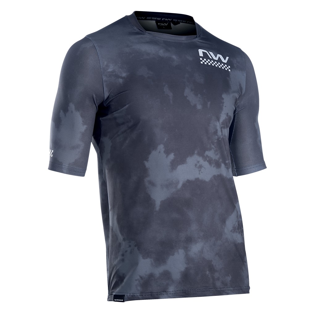 Maillot Northwave manga corta BOMB Gris Oscuro-Gris