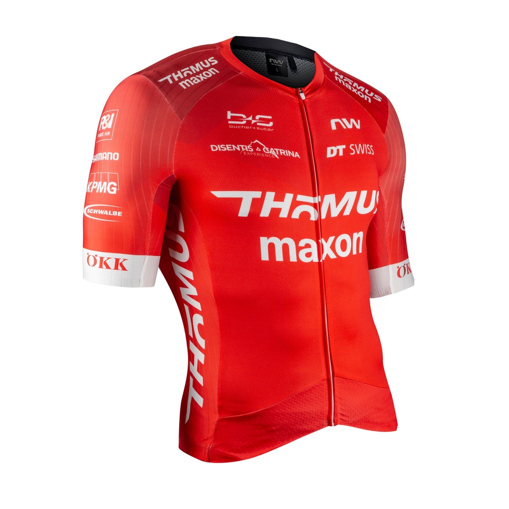 Maillot Team Replica Northwave manga corta PRO THOMUS Rojo