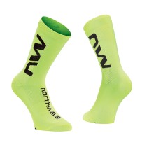 Calcetines Northwave EXTREME AIR MID Amarillo Fluo-Negro