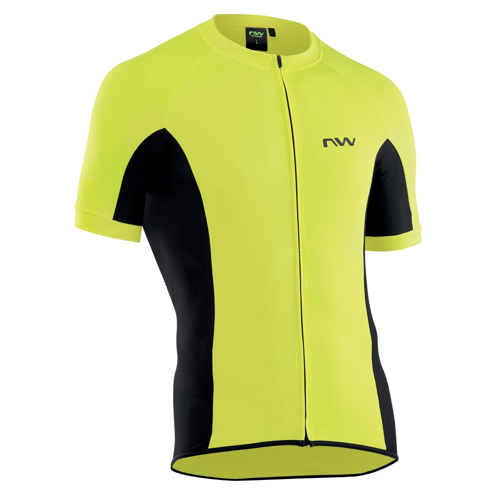 Maillot Northwave manga corta FORCE Amarillo Fluo