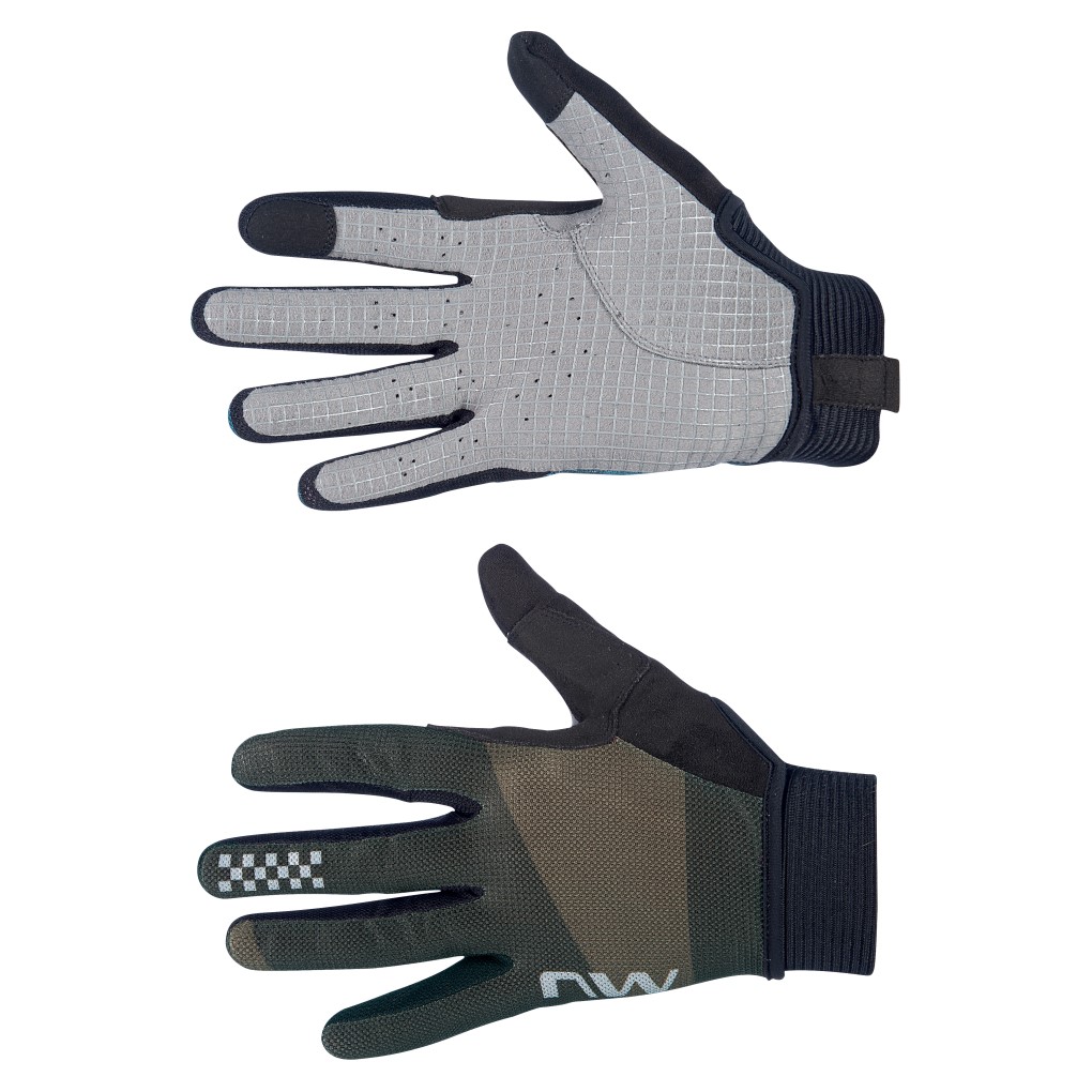 Guantes Largo Northwave AIR LF Verde Forest-Gris