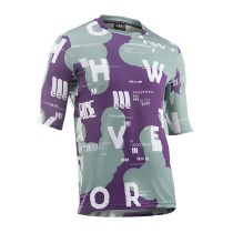Maillot Northwave manga corta BOMB TYPE Sage-Morado Oscuro