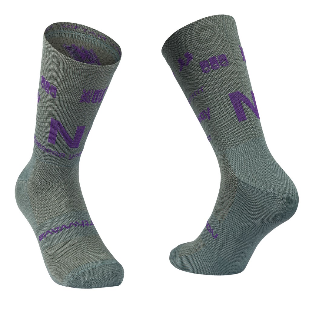 Calcetn Northwave TYPE Sage-Morado Oscuro