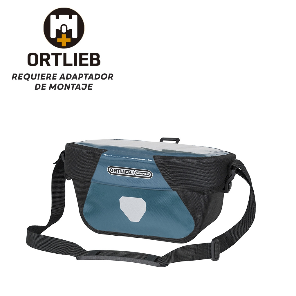 Bolsa Manillar Ortlieb Ultimate Sin Adaptador 5L Petrol Negro