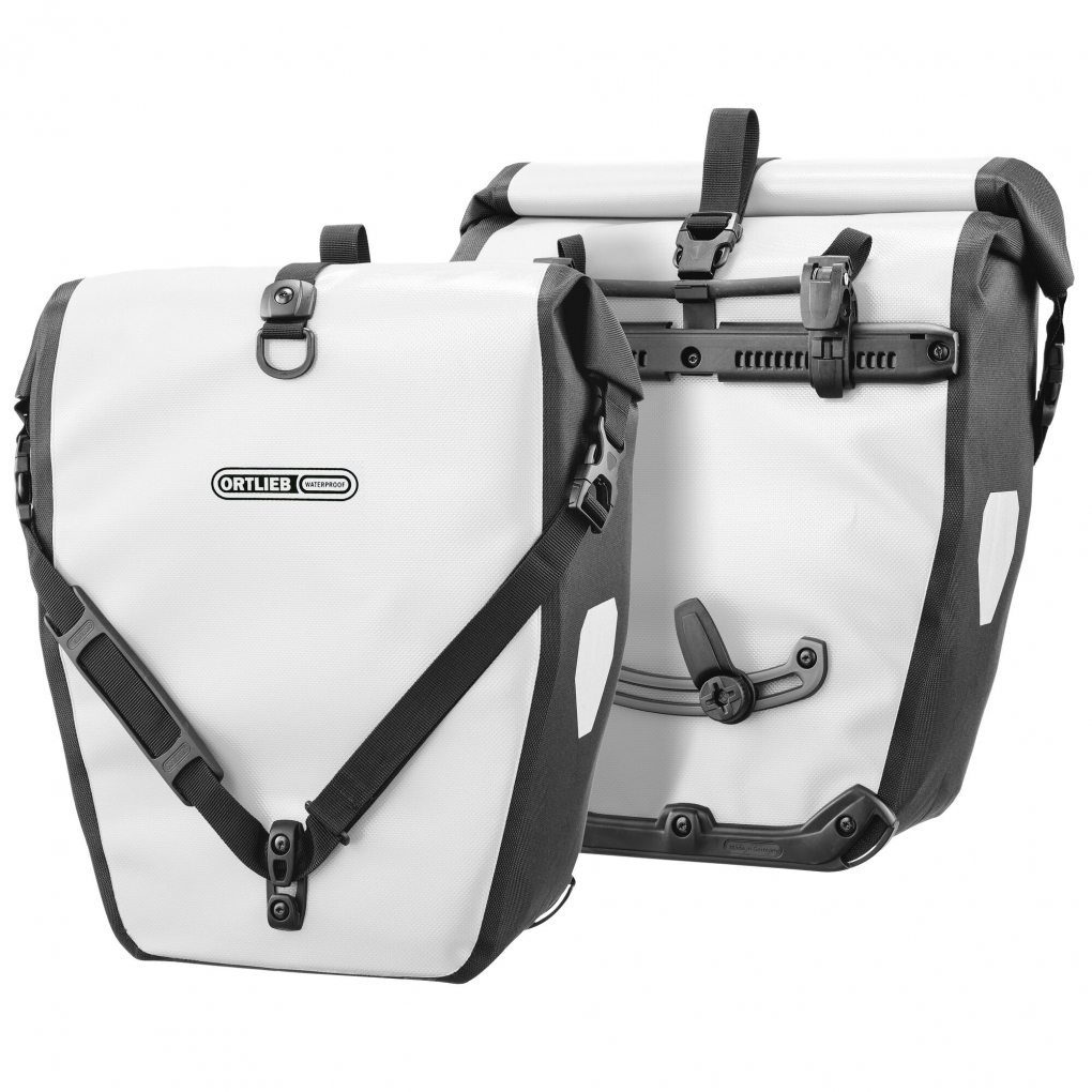 Alforjas Ortlieb BackRoller Classic QL2.1 40L Blanco-Negro