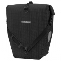 Alforja Ortlieb BackRoller High-Vis QL3.1 Individual 20L sin kit de montaje Negro Reflectante