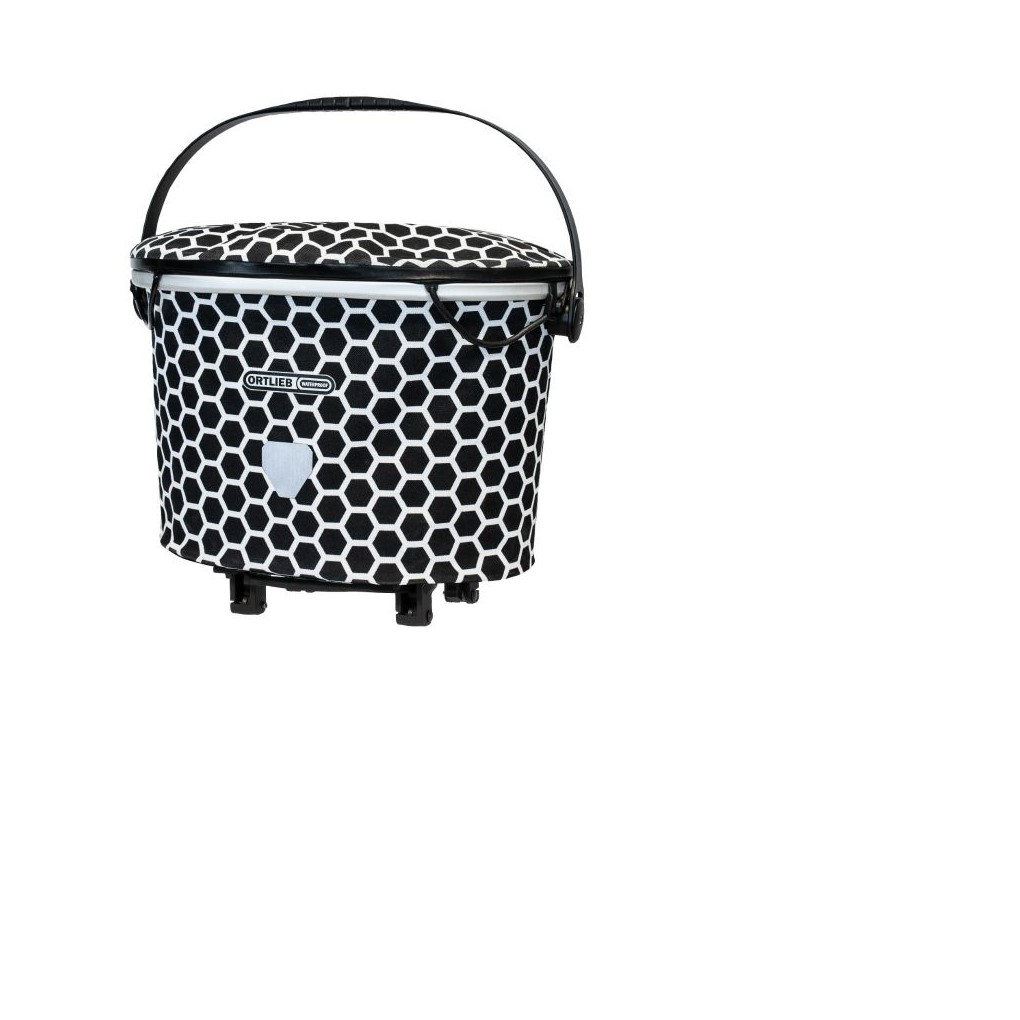 Cesta Trasera Ortlieb UP-TOWN RACK DESIGN 17,5l Honeycomb Negro-Blanco