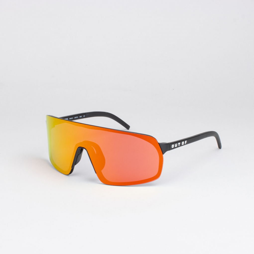 Gafas Deportivas Out Of Rams adapta Logo Blanco Lente Rojo MCI