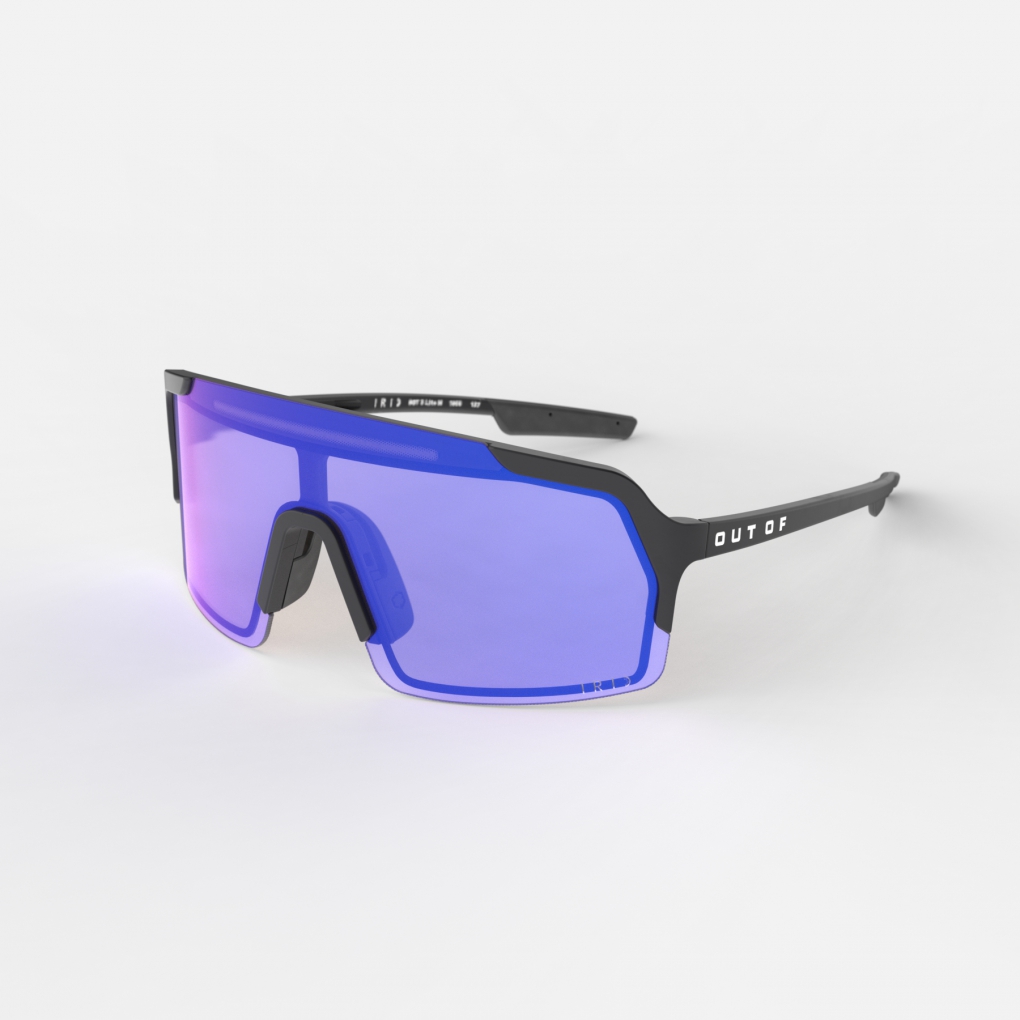 Gafas Deportivas Out Of Bot 3 LITE Blanco Lente IRID Azul