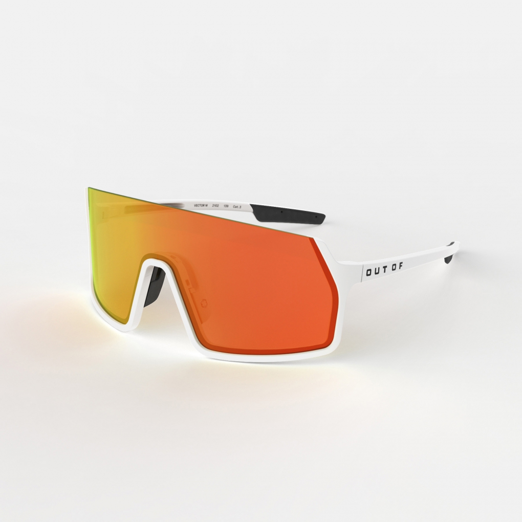 Gafas Deportivas Out Of Vector Hybrid Blanco Lente RED MCI