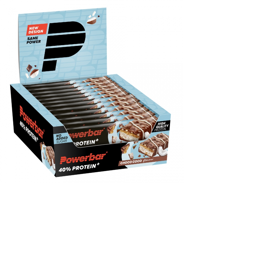 Barrita PowerBar ProteinPlus 40% Choco Coco Crisp 12 unidades