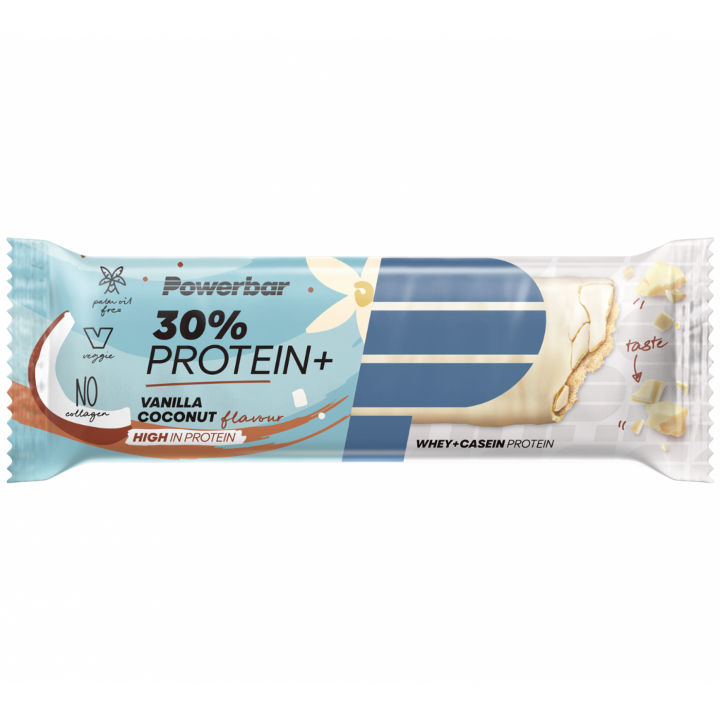 Barrita PowerBar ProteinPlus 30% Vainilla Coco 15 unidades