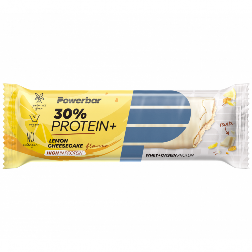 Barrita PowerBar ProteinPlus 30% Limón Tarta Queso 15 unidades