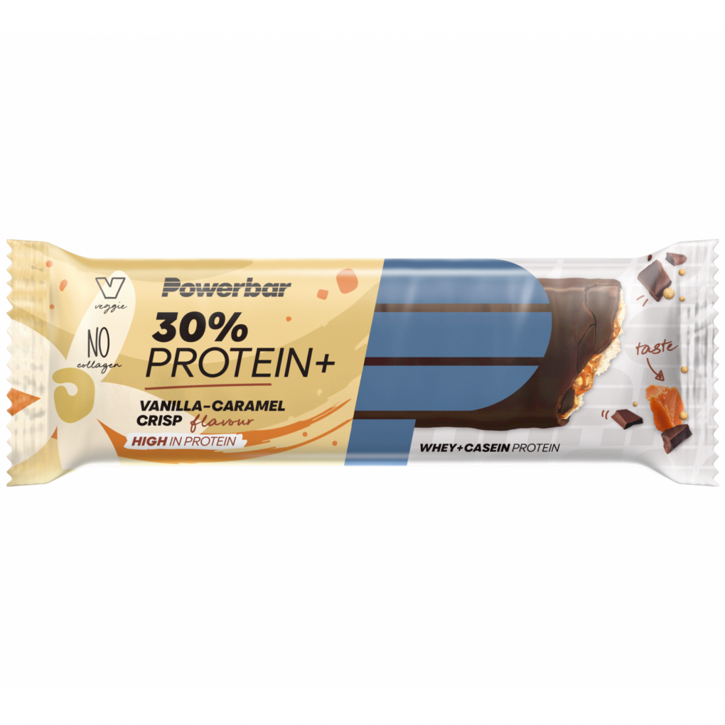 Barrita PowerBar ProteinPlus 30% Vainilla Caramelo Crisp 15 unidades