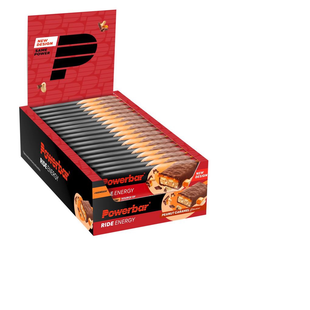 Barrita PowerBar Ride Energy Cacahuete Caramelo 18 unidades