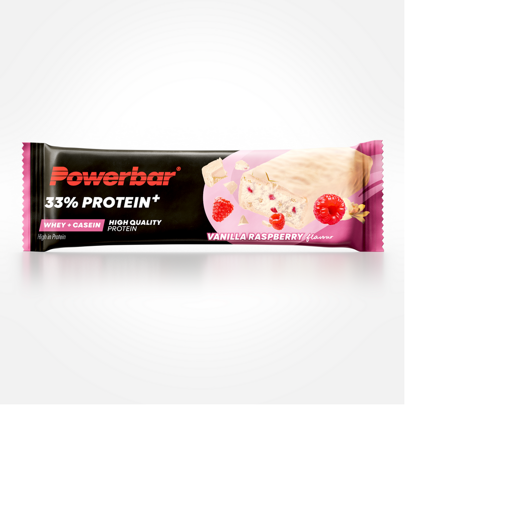 BarritaPowerBar ProteinPlus 33% Vainilla Frambuesa 10 unidades