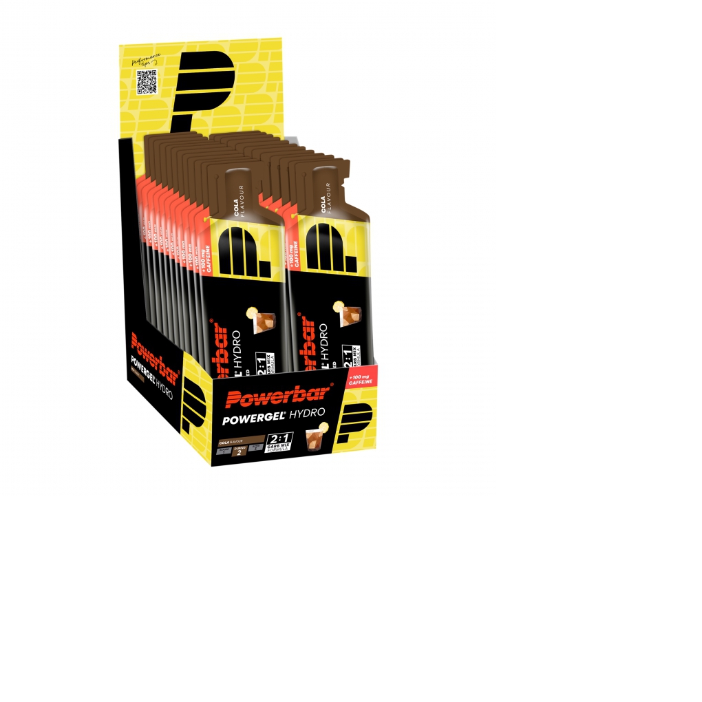 PowerBar PowerGel Hydro Cola Cafe�na 24 unidades
