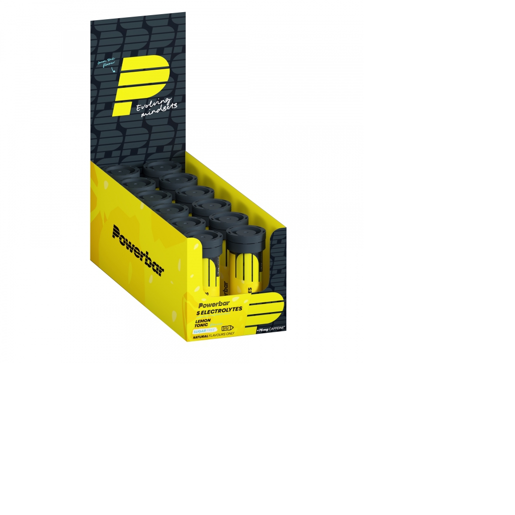 PowerBar Tubo 5 Electrolitos Lim�n Tonic Cafe�na 12 unidades